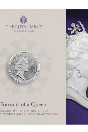 Groot Brittannië 2026 5 pounds 'Portraits of Queen Elizabeth II-Raphael Maklouf' Bu in blister Tylko dziś