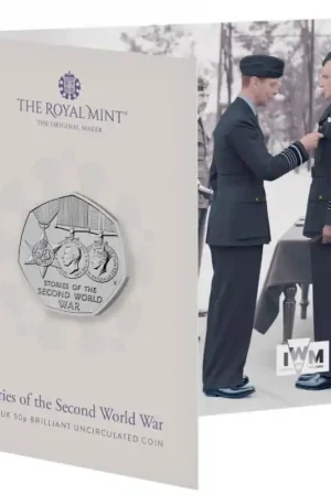 Ostatnia szansa Groot Brittannië 2025 50 Pence 'Stories of WW II' Bu