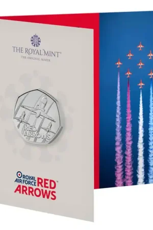 Groot Brittannië 2025 50 Pence 'Red Arrows' Bu Najlepsza cena