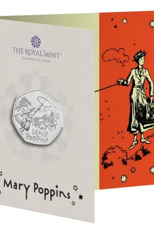 Nowość Groot Brittannië 2025 50 Pence 'Mary Poppins' Bu
