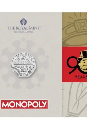 Groot Brittannië 2025 50 Pence '90 Jr. Monopoly' Bu Tani