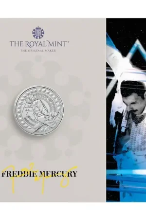 Tani Groot Brittannië 2025 5 pounds 'Music Legends-Freddy Mercury' in Blister