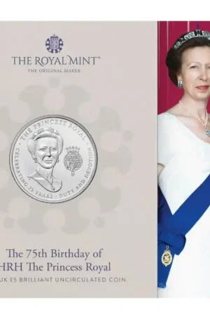 Groot Brittannië 2025 5 Pounds'Prinses Anne 75 jaar' Bu Tylko dziś