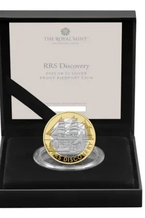 Groot Brittannië 2025 2 pounds 'RRS Discovery' Zilver Proof Piedfort Nowość