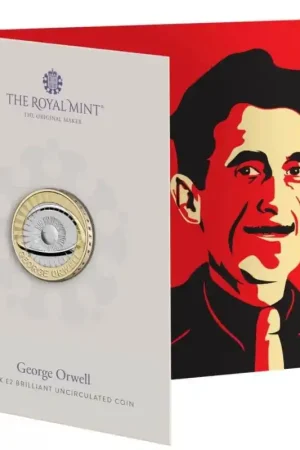 Groot Brittannië 2025 2 pounds 'George Orwell' Bu in blister Premium
