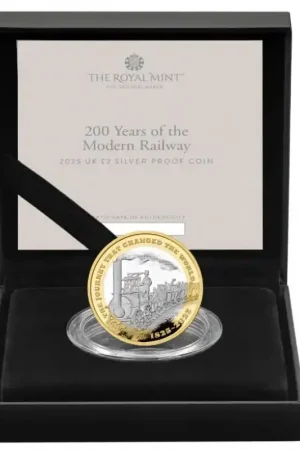 Groot Brittannië 2025 2 Pounds'200 Jr. Modern Railway' Zilver Proof Nowość