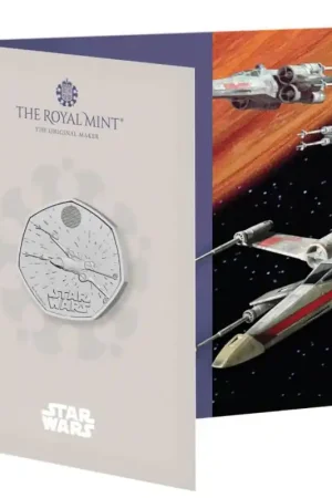 Groot Brittannië 2024 50 Pence 'Star Wars - X-Wing' Bu Bezpieczna płatność