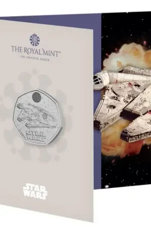 Groot Brittannië 2024 50 Pence 'Star Wars - Millennium Falcon' Bu Darmowa dostawa