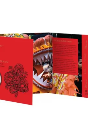 Wyprzedaż Groot Brittannië 2024 5 Pounds 'Year of the Dragon' Bu