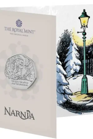 Zamów teraz Groot Brittannië 2023 50 Pence 'Narnia-the Lion, the witch and the wardrobe' Bu