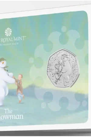 Wyprzedaż Groot Brittannië 2023 50 Pence'the Snowman' Bu