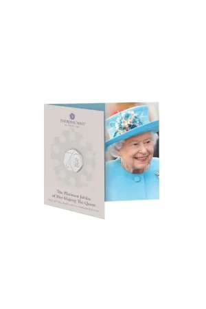 Groot Brittannië 2022 50 Pence'The Platinum Jubilee of Her Majesty The Queen' Bu Zamów teraz