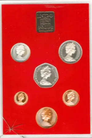 Oryginalny Groot Brittannië 1981 Proofset