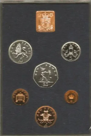 Groot Brittannië 1976 Proofset Autentyczny