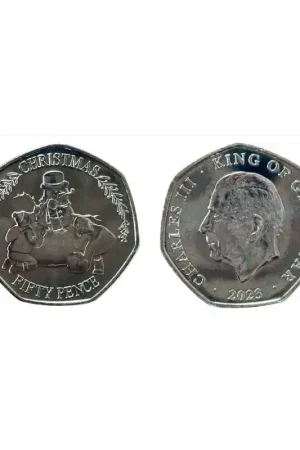 Gibraltar 2023 50 pence 'Christmas 'Unc Tani