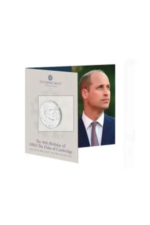Groot Brittannië 2022 5 Pounds '40th Birthday of the Duke of Cambridge' Bu in blister Darmowa dostawa