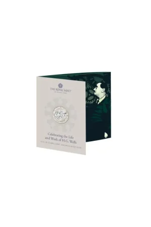 Wysoka jakość Groot Brittannië 2021 2 Pounds 'H.G. Wells' Buin blister
