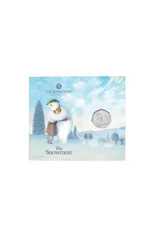 Nowość Groot Brittannië 2020 50 Pence'The Snowman' Bu