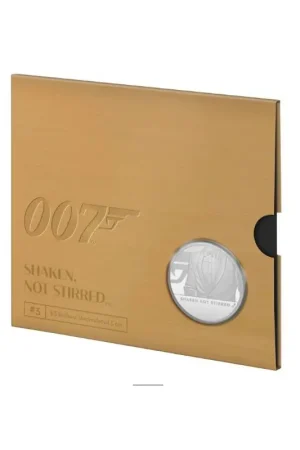 Groot Brittannië 2020 5 Pounds James Bond 007 Shaken not stirred Bu Darmowa dostawa