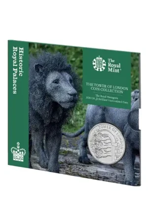 Niska cena Groot Brittannië 2020 5 Pounds 'Tower of London' The royal menegarie Bu