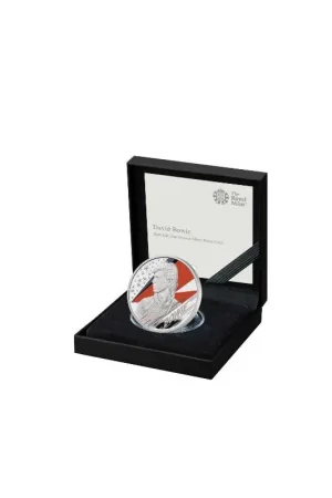Popularny Groot Brittannië 2020 2 Pounds 'David Bowie' 1 ounce silver proof Gekleurd