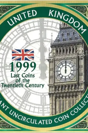 Groot Brittannië 1999 Bu set 'Last coins of the 20th Century' Ekspresowa dostawa
