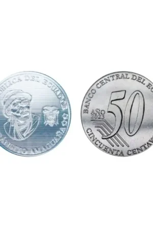 Szybka dostawa Ecuador 2023 50 Centavos 'Tránsito Amaguana' Unc