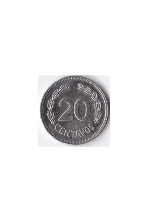 Ecuador 20 Centavos 1980 Wyprzedaż