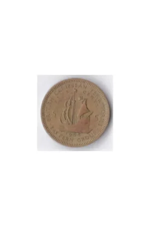 Wysoka jakość East Caribbean States 5 cents 1955 Zf