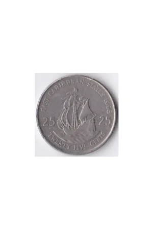 Tani East Caribbean States 25 Cents 1998 Fr