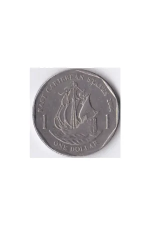 Najlepsza cena East Caribbean States 1 Dollar 2004 Fr