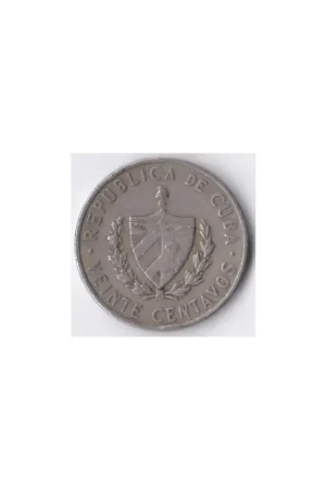 Oryginalny Cuba 20 Centavos 1962