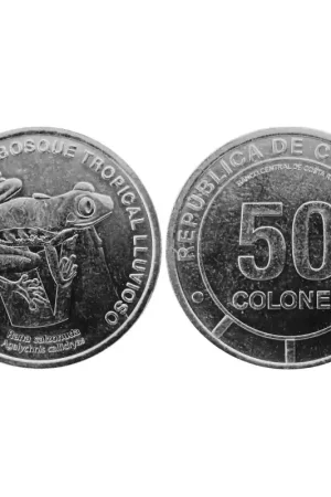 Costa Rica 2023 50 Colones 'Kikker' Unc Darmowa dostawa