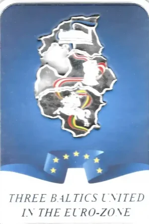 Congo 2015 3 x 50 Francs 'Baltische Staten in de eurozone' Proofset Kup teraz