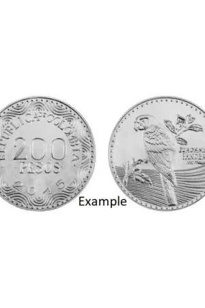 Wysoka jakość Colombia 2022 200 Pesos Unc