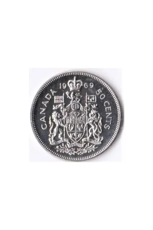 Canada 50 Cents 1969 Zf+ Premium