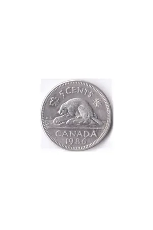 Canada 5 Cents 1986 Zf Rabat