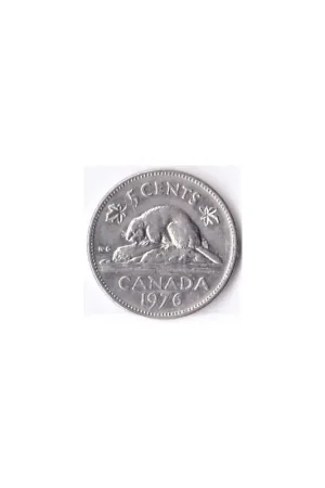 Canada 5 Cents 1976 Zf Promocja