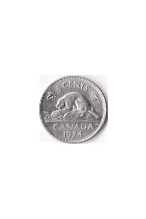 Canada 5 Cents 1974 Zf Promocja