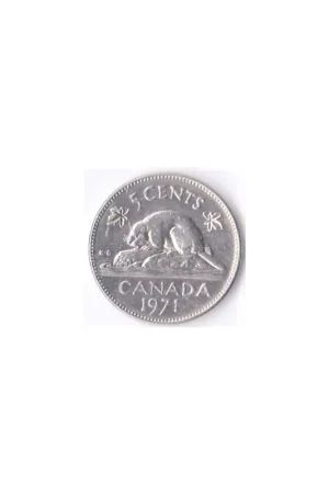 Canada 5 Cents 1971 Zf Ekspresowa dostawa
