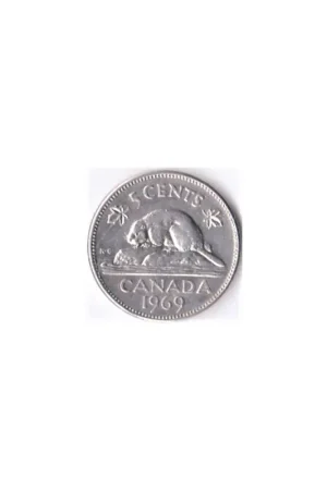 Canada 5 Cents 1969 Zf Ostatnia szansa