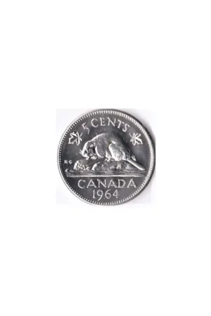 Popularny Canada 5 Cents 1964 Zf