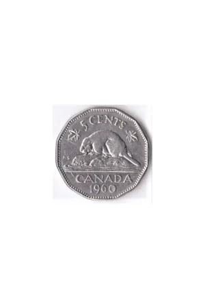 Oferta limitowana Canada 5 Cents 1960 Zf