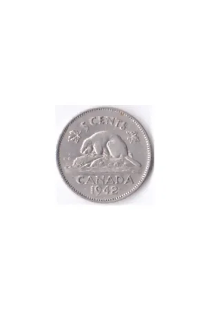 Canada 5 Cent 1942 Fr Oferta
