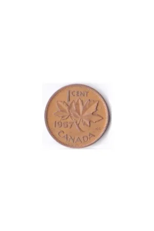 Canada 1957 1 Cent Fr Wyprzedaż