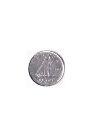 Oferta limitowana Canada 10 Cents 1988 Zf