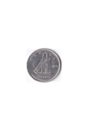 Nowość Canada 10 cents 1977 Zf