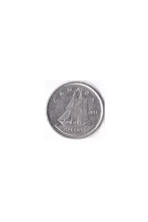 Premium Canada 10 cents 1971 Zf