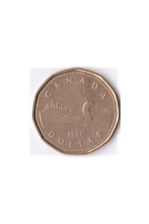 Canada 1 Dollar 1991 Zf+ Niska cena
