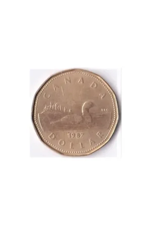 Oferta limitowana Canada 1 Dollar 1987 Zf+